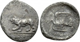 SIKYONIA. Sikyon. Hemiobol (Circa 431-400 BC).