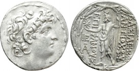 SELEUKID KINGDOM. Antiochos VIII Epiphanes (Grypos) (121/0-97/6 BC). Tetradrachm. Antioch on the Orontes.