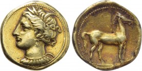 CARTHAGE. EL Stater (Circa 310-290 BC).