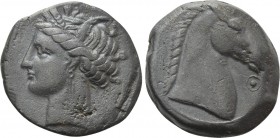 CARTHAGE. Ae (Circa 300-264 BC). Mint on Sardinia.