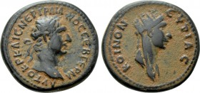 SELEUCIS & PIERIA. Koinon. Trajan (98-117). Ae. Struck in Rome for use in Syria.