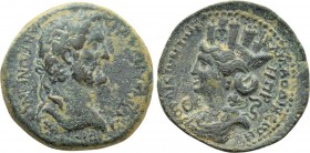 SELEUCIS & PIERIA. Laodicea ad Mare. Antoninus Pius (138-161). Ae. Dated CY 190 (142/3).