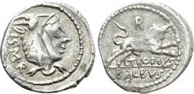 L. THORIUS BALBUS. Denarius (105 BC). Rome.