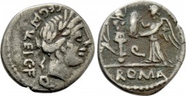 C. EGNATULEIUS C. F. Quinarius (97 BC). Rome.