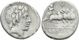 GARGILIUS, OGULNIUS & VERGILIUS. Denarius (86 BC). Rome.