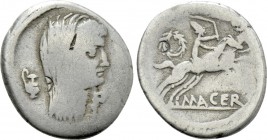 MARK ANTONY. Denarius (44 BC). Rome. P. Sepullius Macer, moneyer.