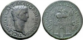 CLAUDIUS (41-54). Sestertius. Rome.
