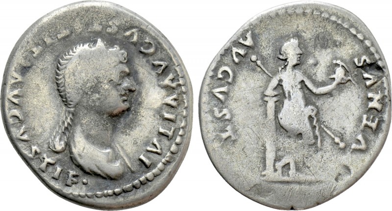 JULIA TITI (Augusta, 79-90/1). Denarius. Rome. 

Obv: IVLIA AVGVSTA TITI AVGVS...