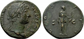 HADRIAN (117-138). Sestertius. Rome.