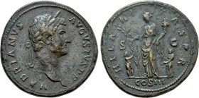 HADRIAN (117-138). Sestertius. Rome.