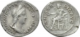 SABINA (Augusta, 138-136/7). Denarius. Rome.