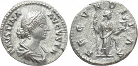 FAUSTINA II (Augusta, 147-175). Denarius. Rome.