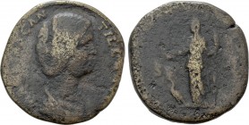 MANLIA SCANTILLIA (Augusta, 193). Sestertius. Rome.