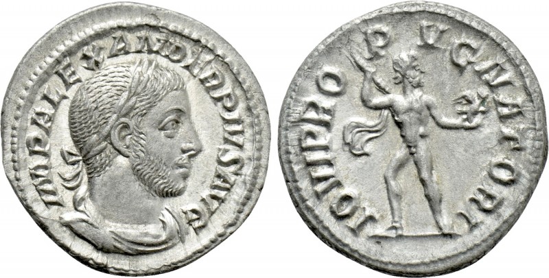 SEVERUS ALEXANDER (222-235). Denarius. Rome. 

Obv: IMP ALEXANDER PIVS AVG. 
...