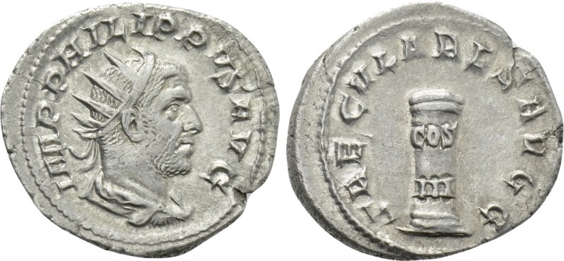 PHILIP I THE ARAB (244-249). Antoninianus. Rome. Saecular Games/ 1000th Annivers...