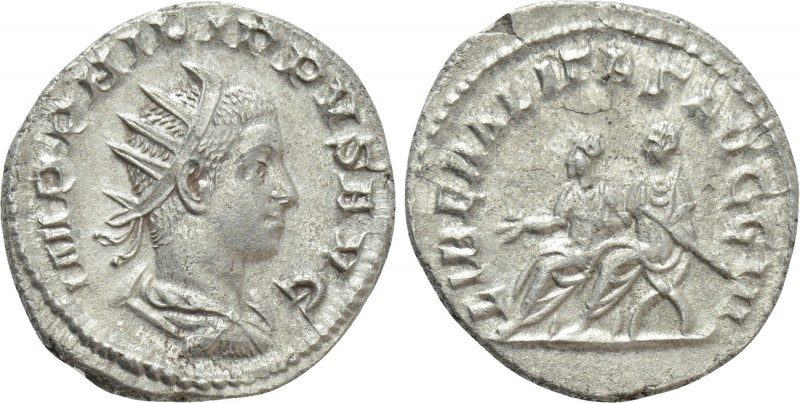 PHILIP II (247-249). Antoninianus. Rome. 

Obv: IMP PHILIPPVS AVG. 
Radiate, ...