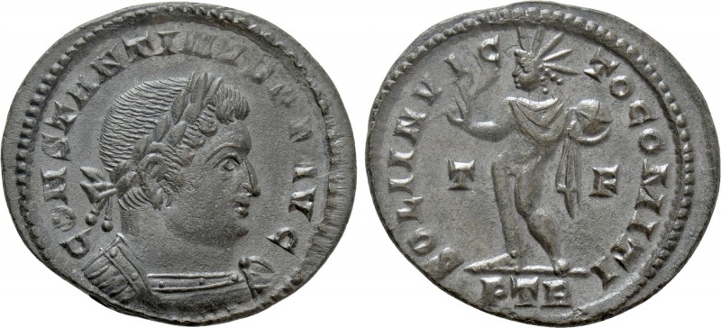 CONSTANTINE I THE GREAT (307/10-337). Follis. Treveri. 

Obv: CONSTANTINVS P F...