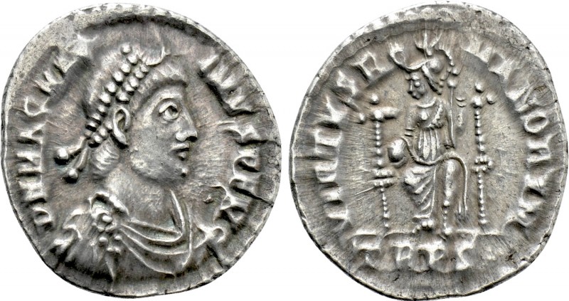 MAGNUS MAXIMUS (383-388). Siliqua. Treveri. 

Obv: D N MAG MAXIMVS P F AVG. 
...