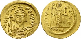 PHOCAS (602-610). GOLD Solidus. Constantinople.