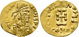 CONSTANTINE IV POGONATUS (668-685). GOLD Tremissis. Constantinople.
