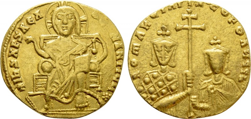 ROMANUS I LECAPENUS (920-944). GOLD Solidus. Constantinople. 

Obv: IhS XPS RE...