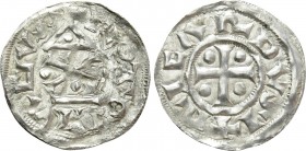 FRANCE. Normandie. Richard I (943-996). Denier. Rotomagus (Rouen).