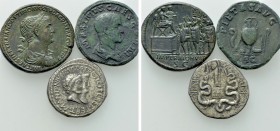 3 Roman Coins; All Tooled.