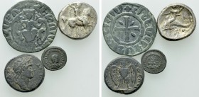 4 Ancient Coins; Tarent, Armenia etc.
