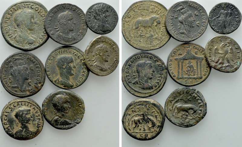 8 Roman Provincial Coins. 

Obv: .
Rev: .

. 

Condition: See picture.
...