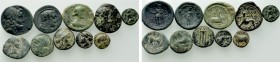 10 Greek Coins; Phokaia; Sardeis etc.