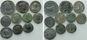 10 Roman Coins; All Tooled.