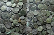 Circa 125 Greek Coins.