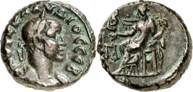 ÄGYPTEN. 
ALEXANDREIA (al-Isqandariyah). 
Claudius II. Gothicus 268-270. Bi-Stater ("2"= 269/270) 9,71g. Panzerbüste m. Lkr. n.r. AYT K KLAUDIO C CE...
