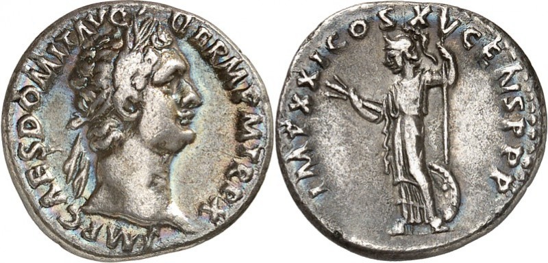 RÖMISCHES KAISERREICH. 
Domitianus, Caesar z.Z. Titus 79-81. Denar (80/81) 3,16...