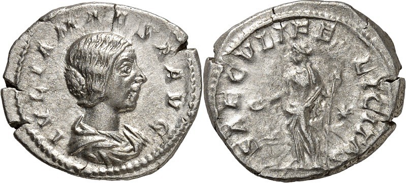 RÖMISCHES KAISERREICH. 
Iulia Maesa, Großmutter des Elagabalus 218-222(+ 225/22...