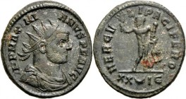 RÖMISCHES KAISERREICH. 
MAXIMIANUS I. Herculius, 285-308,310. Bi-Antoninian (291) 3,98g, Rom, 15.&nbsp;Off. Paludamentbüste m. Strkr. n.r. IMP MAXIMI...