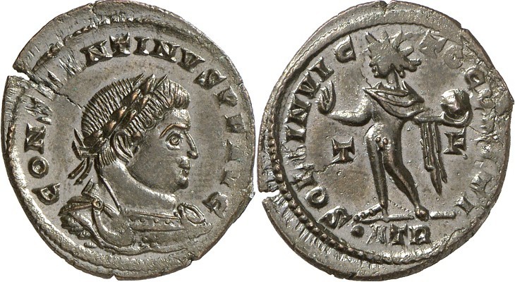 RÖMISCHES KAISERREICH. 
CONSTANTINUS I. der Große, Augustus 306(310)-337. AE-Fo...