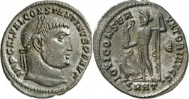 RÖMISCHES KAISERREICH. 
CONSTANTINUS I. der Große, Augustus 306(310)-337. Bi-Follis 23/21mm (312/313) 4,26g, Heraclea, 5.&nbsp;Off. Kopf m. Lkr. n.r....