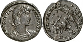 RÖMISCHES KAISERREICH. 
CONSTANTIUS II. Augustus 337-361. AE-Maiorina 23/22mm (351/354) 5,05g, Cyzicus, 1.&nbsp;Off. Paludamentbüste m. Perlendiadem ...