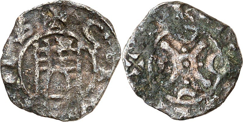 TRIPOLIS, Grafschaft. 
Boemund I. (IV. von Antiochia) 1187-1231. AE-Puge (1187/...