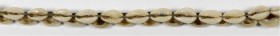 OZEANIEN. 
NEUGUINEA. Kaurikette, Melanesien, Geldschnur mit offenen Schneckenhäusern, doppelt befestigt, L. 120cm. .