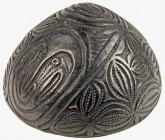 OZEANIEN. 
NEUGUINEA. "Kamana", Koiwut-Kamangani Murik-Seen, Ost Sepik. Halbkugelige Eßschale aus weich gebranntem Ton F 22,5cm. Lautz 2.14.