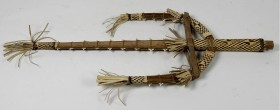 OZEANIEN. 
KIRIBATI (Gilbert Inseln). 1 Paar Tanzschwerter f. Ritualtanz, L.50cm, 55cm. (2 Stück).