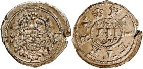 Braunschweig-Wolfenbüttel. 
Kippermünzen im Gebiet Friedrich Ulrichs 1619-1622. Kipper-Cu-III&nbsp;Flitter o.J. Helm mit Ross-Zier&nbsp;/ Wert III zw...