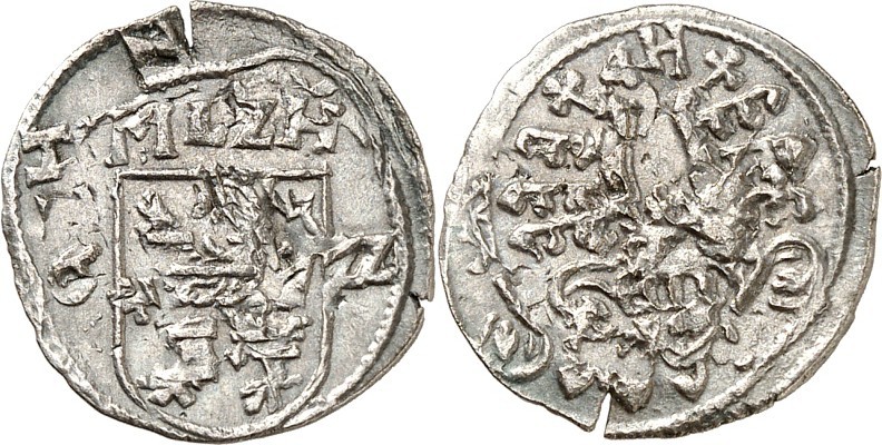 Hessen-Kassel. 
Moritz 1592-1627. 4&nbsp;Heller (1)6ZZ. MLZH über Löwenschild&n...