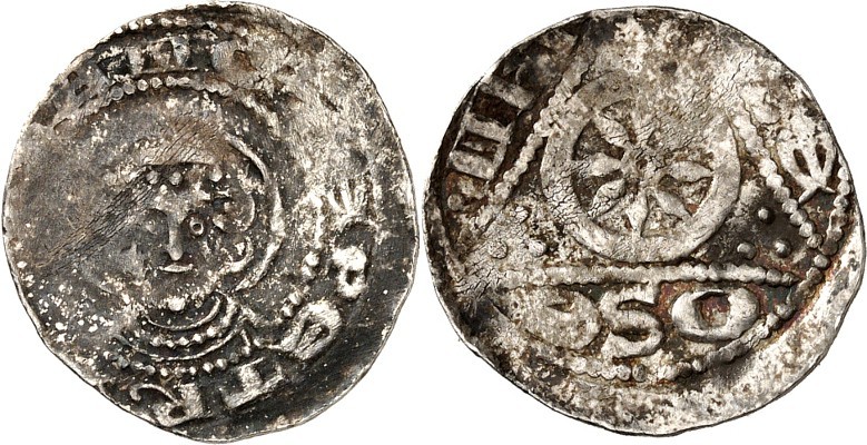 Osnabrück-Bistum. 
Konrad I. von Velber 1227-1239. Sterling 1,31g Osnabrück (S)...