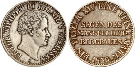 Preussen. 
Friedrich Wilhelm III. (1797-)1806-1840. Taler 1836 Ausbeute Mansfeld. AKS&nbsp; 18, J.&nbsp; 63, Th.&nbsp; 251, Neum.&nbsp; 70. . 

ss