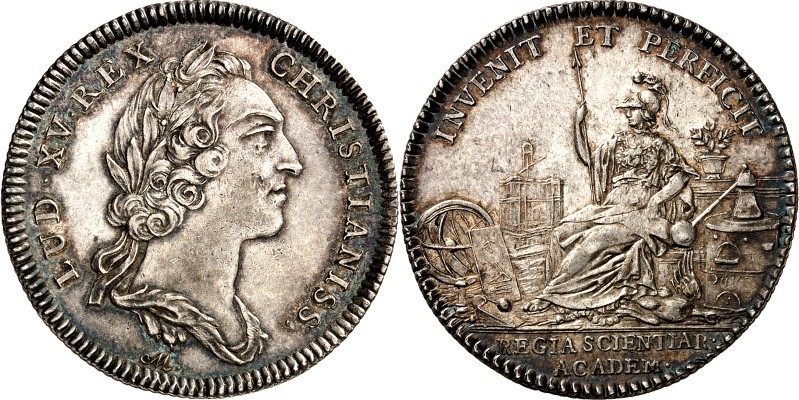 EUROPA. 
FRANKREICH. 
Louis XV. 1715-1774. Jeton o.J. (vor 1750) (v. Francois ...