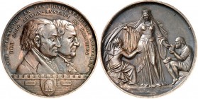 DEUTSCHE STÄDTE. 
Alphabetisch. 
HAMBURG. HAMBURG. Medaille o.J. (1888) (v.&nbsp;E.P(f)eiffer) 100&nbsp;Jahre Allgemeine Armenanstalt zu Hamburg. Br...