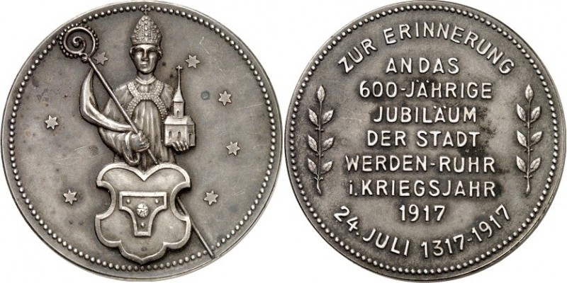 DEUTSCHE STÄDTE. 
Alphabetisch. 
WERDEN a.d. Ruhr. Medaille 1917 z. Erinnerung...